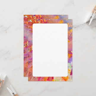 Autumnal Bright Bordered Invitation