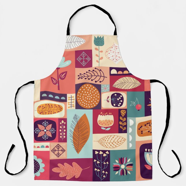 Autumnal decorative background apron (Front)