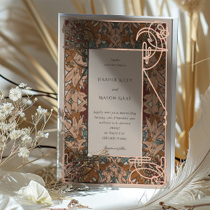 Autumnal Elegance Art Nouveau Wedding
