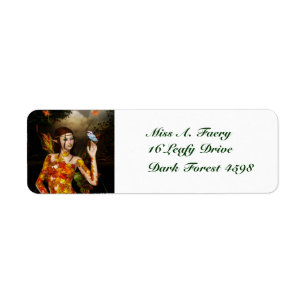 Autumnal Fae Return Address Labels