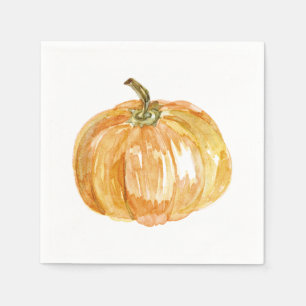 Autumnal Feast - Pumpkin Napkin