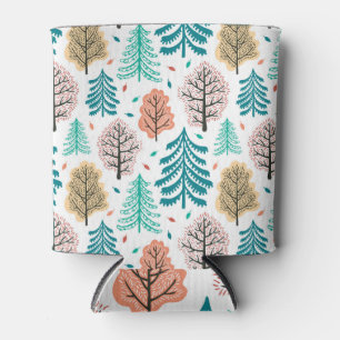 Autumnal Forest: Enchanted Seamless Scene. Can Cooler