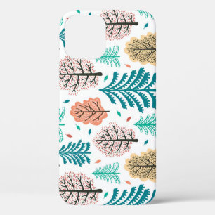 Autumnal Forest: Enchanted Seamless Scene. iPhone 12 Case