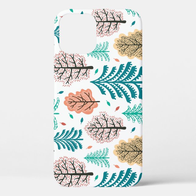 Autumnal Forest: Enchanted Seamless Scene. Case-Mate iPhone Case (Back)