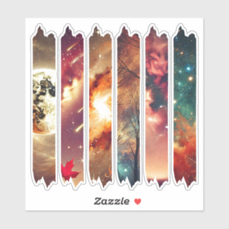 Autumnal Galaxy Washi Tape Scrapbook Stickers