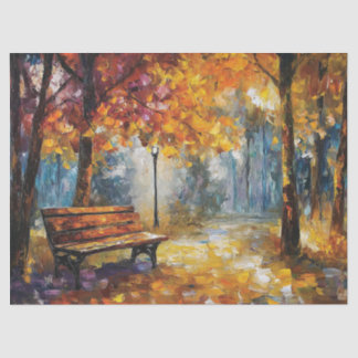 Autumnal Glow Fall Forest Decoupage Tissue Paper