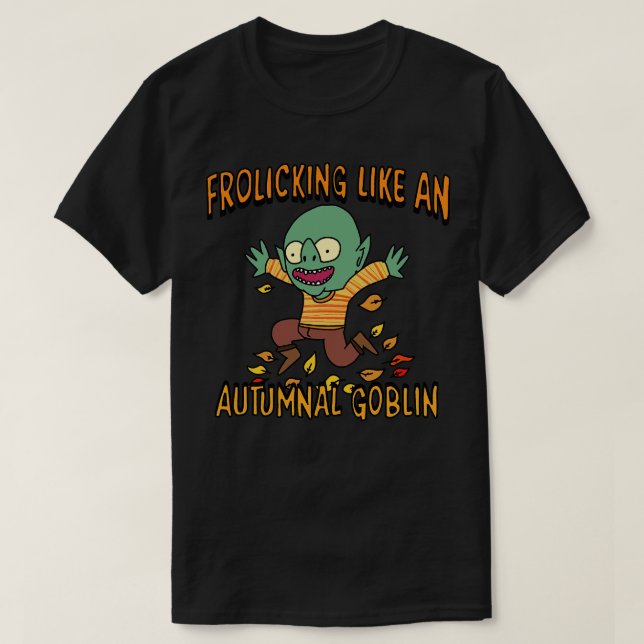 Autumnal Goblin T-Shirt (Design Front)