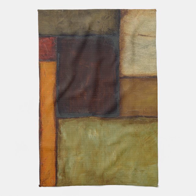 Autumnal Impressionist by Jennifer Goldberger Tea Towel (Vertical)