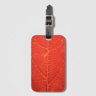 Autumnal Leaf Luggage Tag