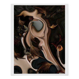 "Autumnal Material", Glossy Poster