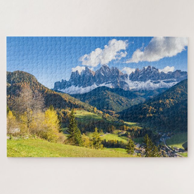 Autumnal Mountain Landscape Jigsaw Puzzle (Horizontal)