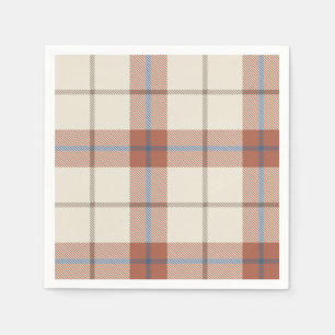 Autumnal Plaid Napkin