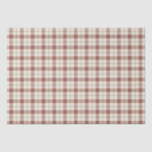 Autumnal Plaid Tissue Paper