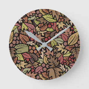 Autumnal Round Clock