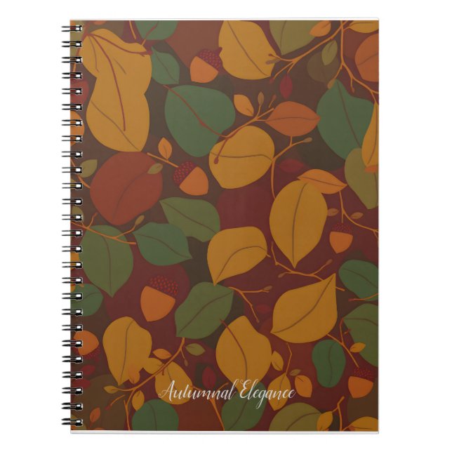 Autumnal Sentiments Notebook (Front)
