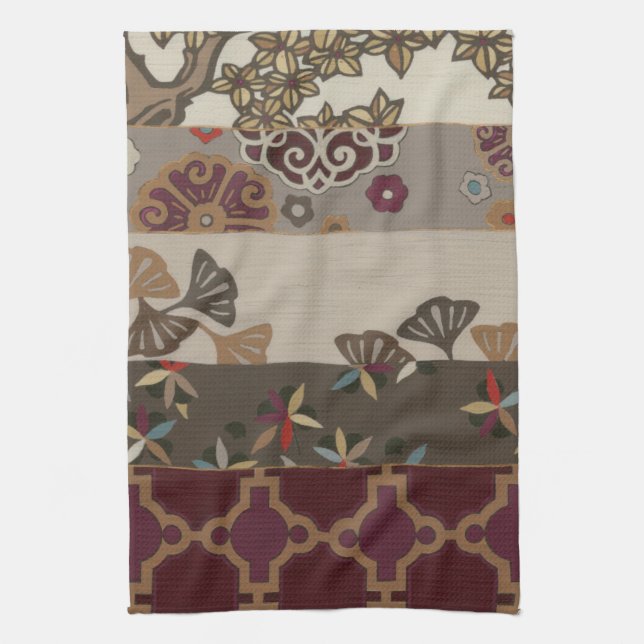 Autumnal Tapestry II Tea Towel (Vertical)