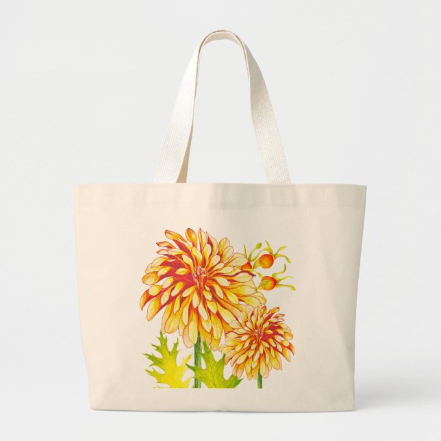 Autumn's Arrival on a Jumbo Tote  (Front)
