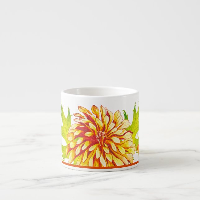 Autumn's Arrival on an Espresso Mug (Front)