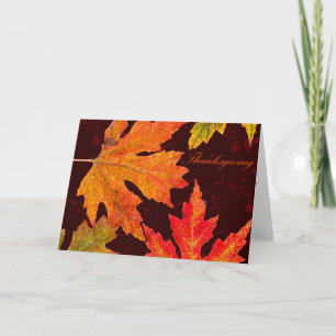 Autumn's Bounty Thanksgiving Greeting Holiday Card