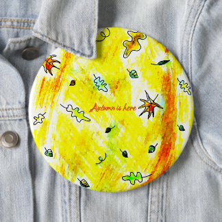 Autumn's Breath (Autumn Treehouse Collection) 6 Cm Round Badge