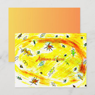 Autumn's Breath (Autumn Treehouse Collection) Postcard