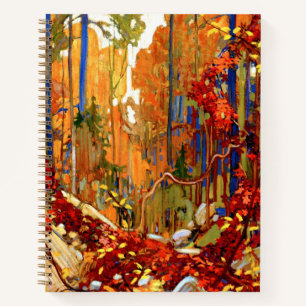 Autumn's Garland, Colourful Painting, Notebook