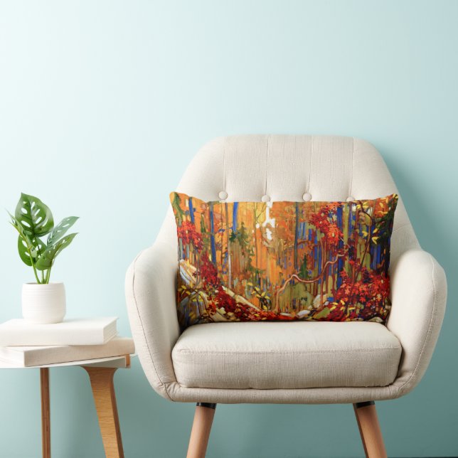 Autumn's Garland, famous painting, Lumbar Cushion (Chair)
