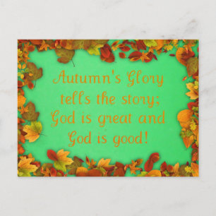 Autumn's Glory Postcard