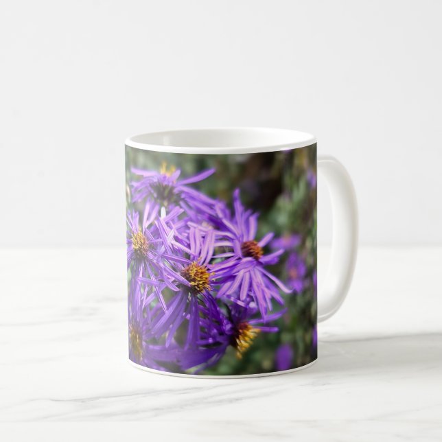 Autumn's Purple Glow Coffee Mug (Front Right)