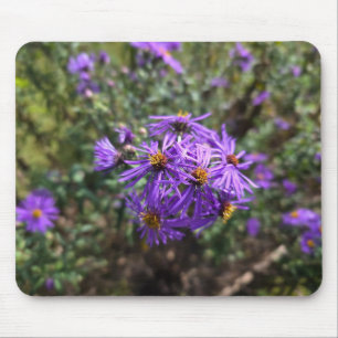 Autumn's Purple Glow Mouse Pad