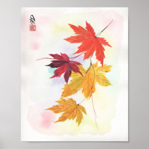 Autumn's Quiet Glow Poster