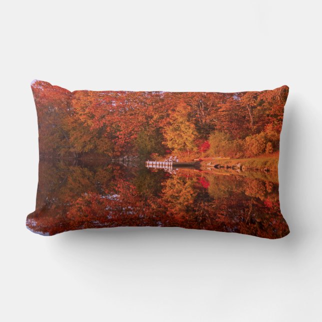 Autumn's Reflection Lumbar Cushion (Front)