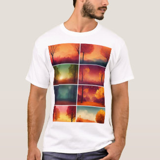 "Autumn's Serenity: A Collection fall landscape T-Shirt