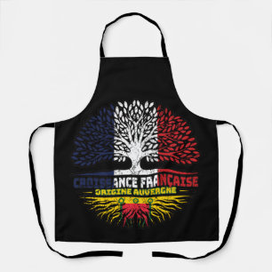 Auvergne Auvergnat French France Tree Roots Flag Apron