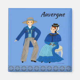 AUVERGNE, France Magnet