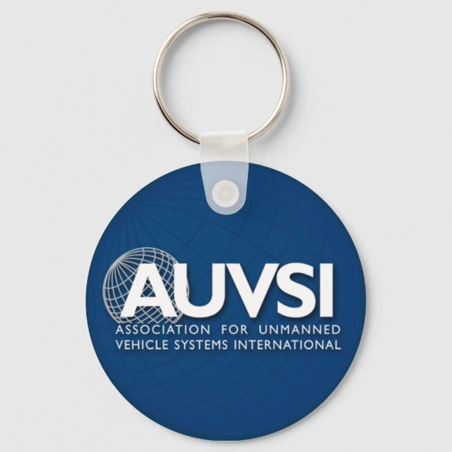 AUVSI Dark Logo Keychain (Front)