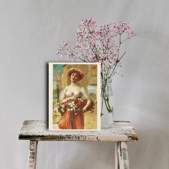 Aux Roses  by Emile Vernon Postcard (Creator Uploaded)