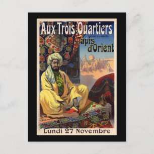 Aux Trois Quartiers Postcard