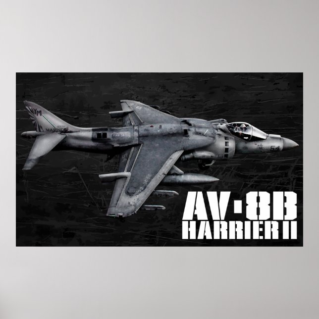 AV-8B Harrier II Poster (Front)