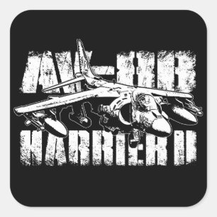 AV-8B Harrier II Square Stickers