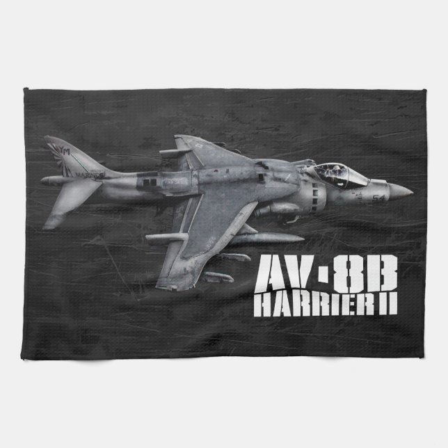 AV-8B Harrier II Tea Towel (Horizontal)