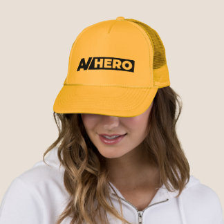 AV HERO YELLOW TRUCKER HAT