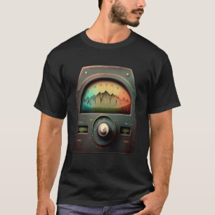 AV Technician Volume VU Metre Audio Tech Sound Rec T-Shirt