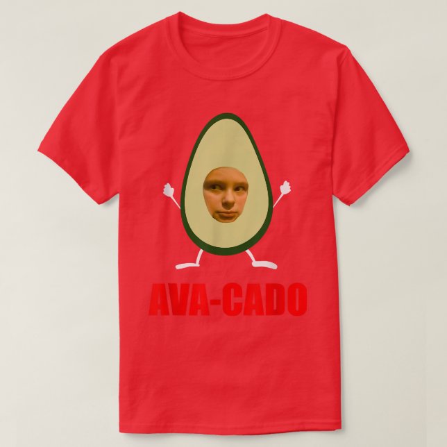 Ava Avocado  T-Shirt (Design Front)