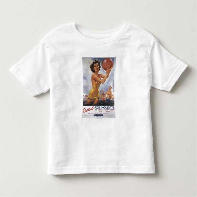 Ava Gardner Look-a-like Butlin's Camps Toddler T-Shirt (Front)