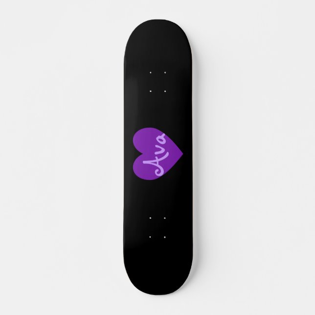 Ava in Purple Skateboard (Front)