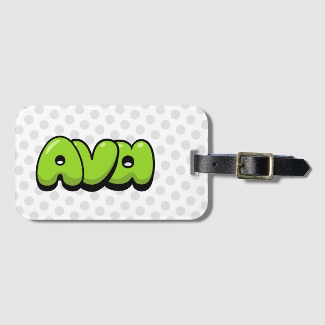Ava Luggage Tag (Front Horizontal)