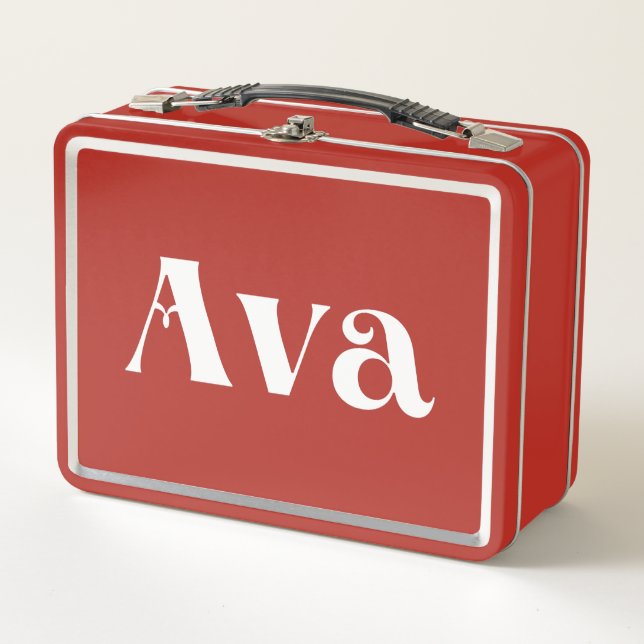 Ava Metal Lunch Box (Front)