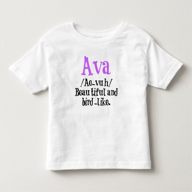 Ava Name Description Shirt (Front)