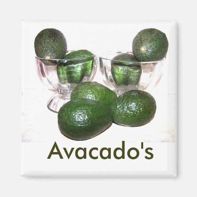 Avacado pretty Magnet (Front)